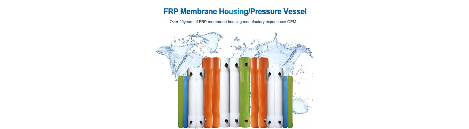 RO Membrane Housing FRP-2540-1