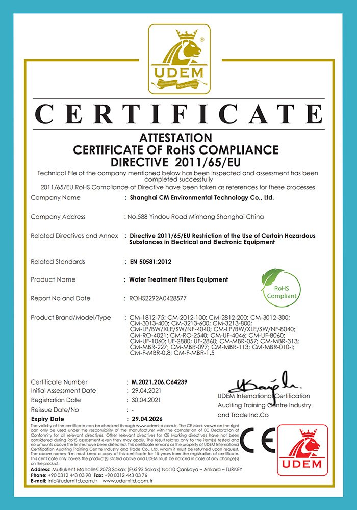 CE Certificate