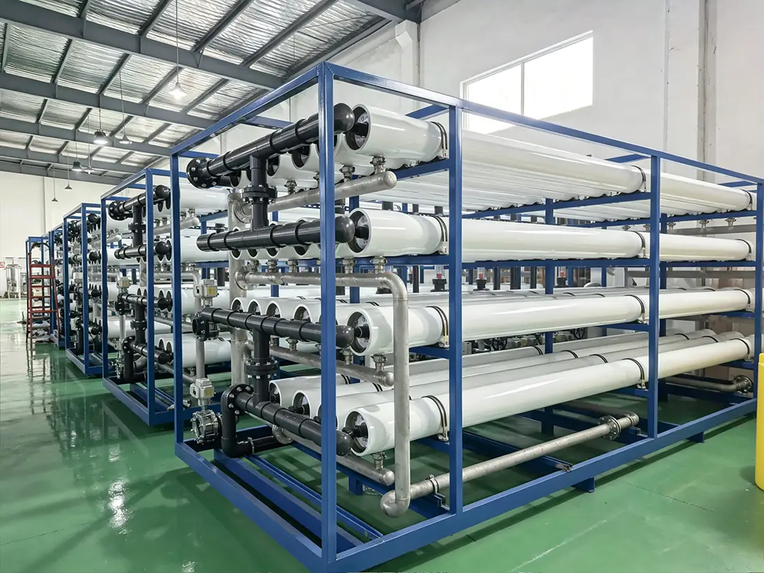 Industrial RO system installation