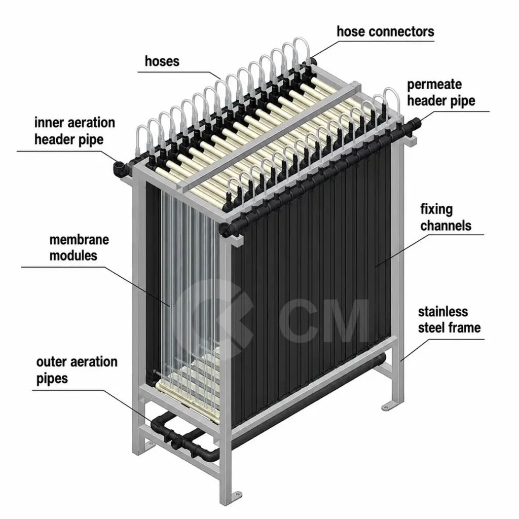 MBR membrane frame structure