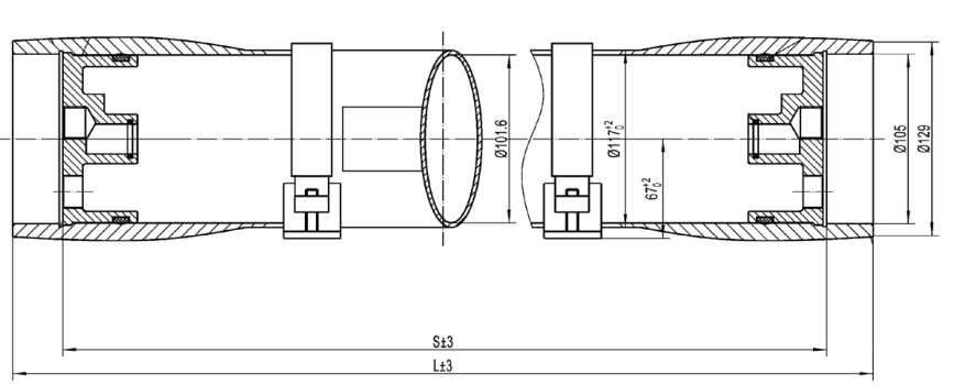4 inch FRP housing Size